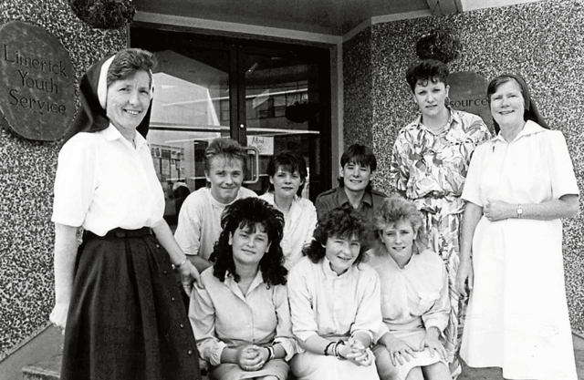 Founder of Limerick Youth Service, Sr Joan Bowles pictured in the 1980/90s