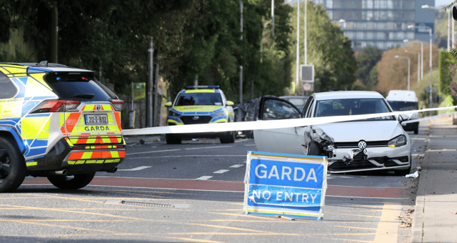 The scene of the fatal road traffic collision in Castletroy