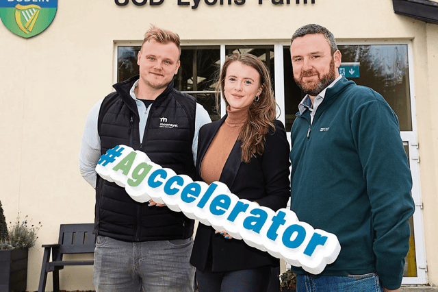 PJ Maguire, Moonsyst Marion Cantillon, founder, Pitseal, and Paul Connellan, founder, Burpeez PICTURE: NICK BRADSHAW/FOTONIC