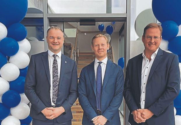 Will Corcoran, Mid-West IDA Ireland, Björn Lidefelt, HID and Eoin Gavin, Shannon Chamber of Commerce