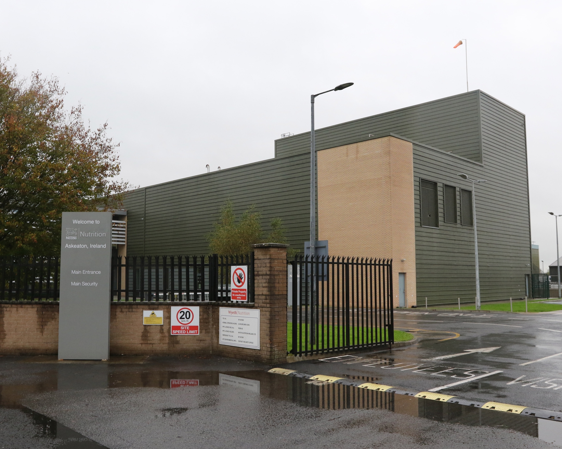 More than 500 jobs are under threat at the Wyeth facility in Askeaton | PICTURE: Brendan Gleeson