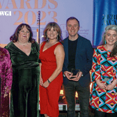 Zebbie's 2023 award winners, including Joanne Ryan, far right