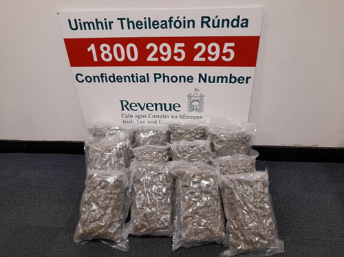 An investigation into the Switzerland-flown cannabis seizure is ongoing