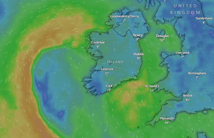 Met Éireann issues new weather warning with two areas to be battered ...