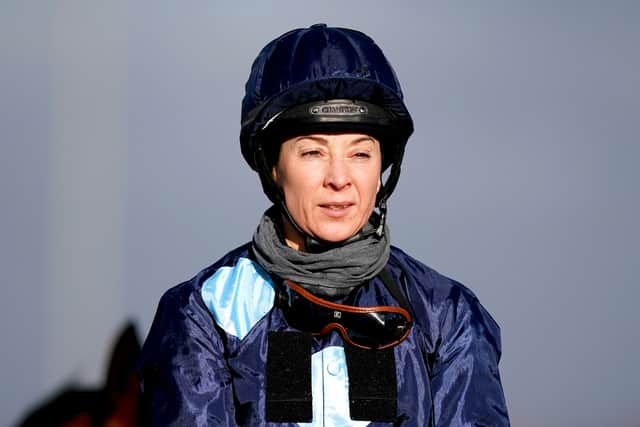 She was expecting to ride in Redcar on Friday but never made it to the North East track after having to place an emergency call when her car was stranded nearby in a flood caused by Storm Babet.