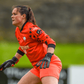 Treaty United goalkeeper Anne-Marie Ulliac