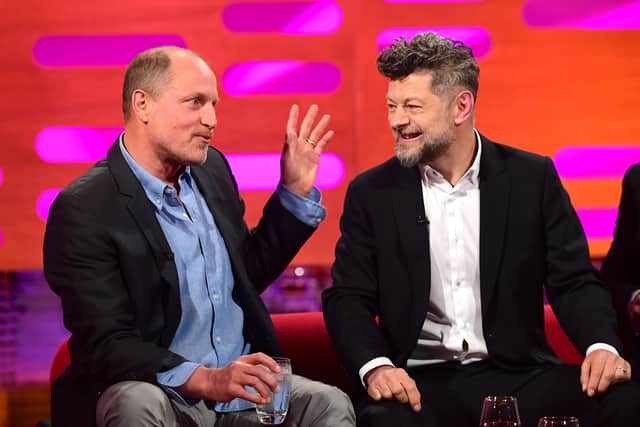 Harrelson will star alongside The Lord Of The Rings and The Batman actor Serkis, who will play English director Leigh Carver, and Derry Girls star Harland as Northern Irish playwright Ruth Davenport, in the play written by David Ireland.