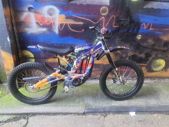 The scrambler bike was seized by gardai
