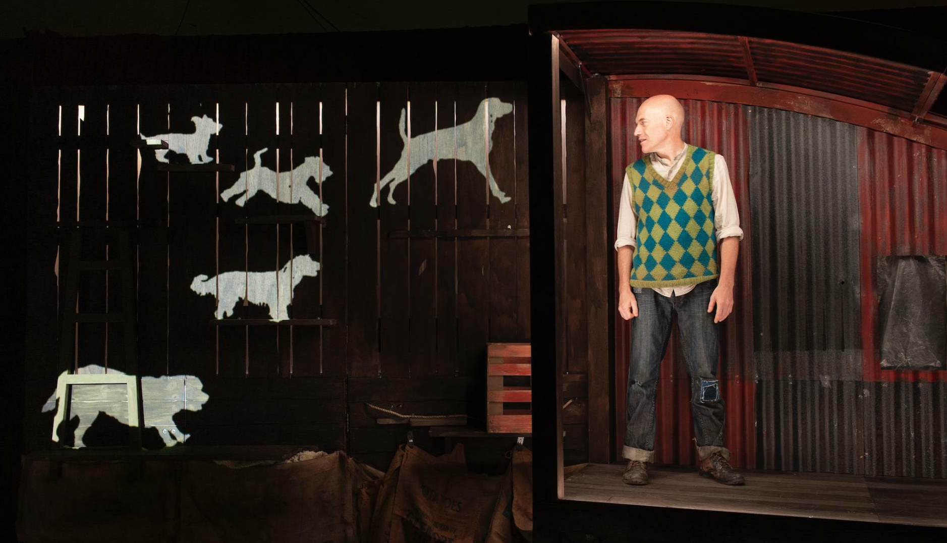 The Boy Who Talked to Dogs production with Brian Burrough PICTURE: Andy Rasheed