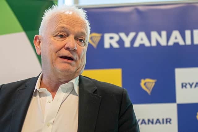 Ryanair chief executive Eddie Wilson said this would be a roughly 10% cut on passenger numbers out of Dublin Airport compared to last year.