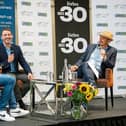 Chris Kelly, Tracworx, Kemmy Business School Economist Dr Stephen Kinsella and Forbes editor Randall Lane at the Forbes 30 under 30 event in Limerick| PICTURE: DON MOLONEY