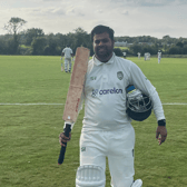 Sourabh Teke after his run total of 87 in their MCU Division 1 win over Nenaghr