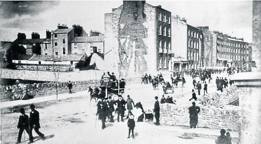 Limerick's Quinlan Street, circa 1870