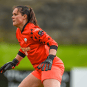Goalkeeper Anne-Marie Ulliac in action for Treaty United