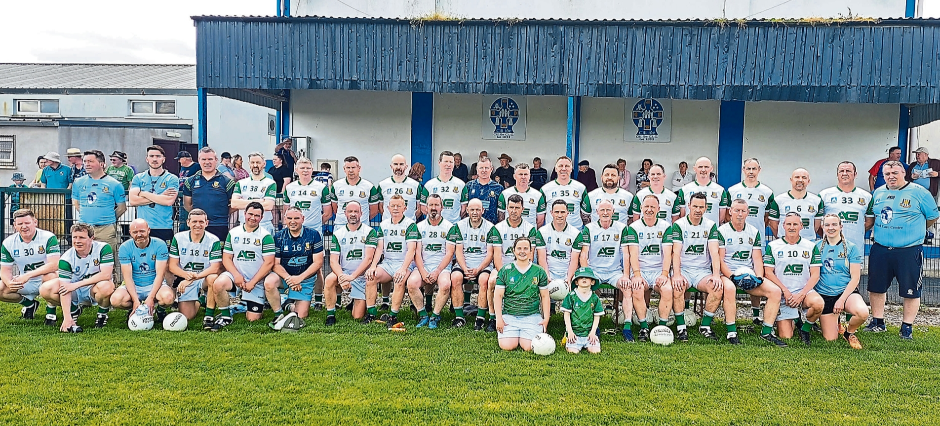 The Limerick Masters football squad that have reached the Spirit Final. PICTURE: Brendan Gleeson