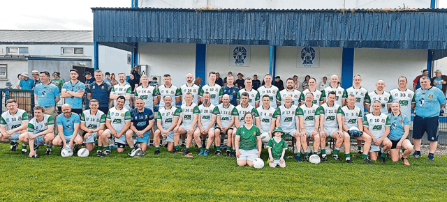 The Limerick Masters football squad that have reached the Spirit Final. PICTURE: Brendan Gleeson