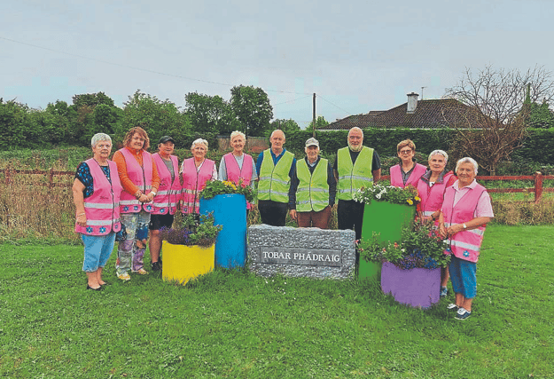 Members of Patrickswell Tidy Towns are delighted to have qualified for the grand final following the public vote