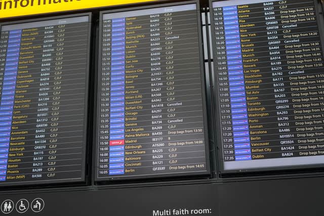 “At no point was UK airspace closed but the number of flights was significantly reduced.