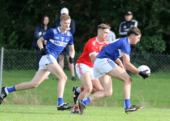 Oisin Woulfe, of Fr Casey's, gathers possession in their Limerick SFC Round 3 victory over Oola last weekend | PICTURE: Brendan Gleeson