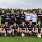 The Newcastle West team that claimed the Limerick Premier U19 football title on Tuesday evening. PICTURE: George Daly