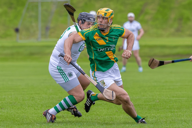 Ahane's Dan Morrissey in action against Kilmallock during their Limerick SHC clash. PICTURE: Kieran Ryan-Benson