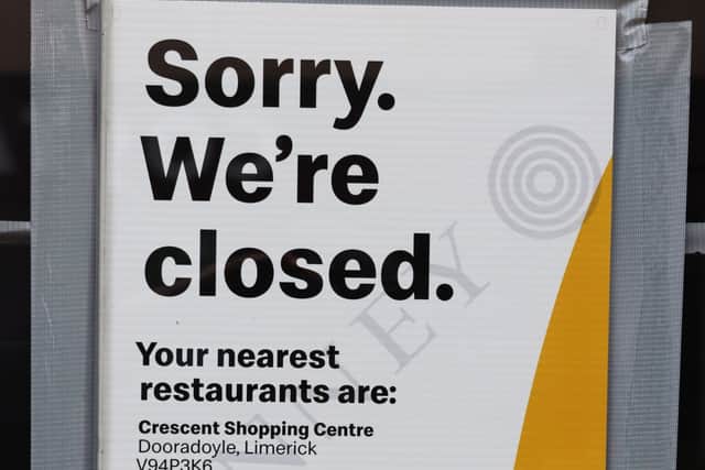 A notice posted on the door confirms the closure, and signposts customers to its other city stores, at the Crescent Shopping Centre in Dooradoyle, the Jetland Shopping Centre in Caherdavin and Castletroy Town Centre.