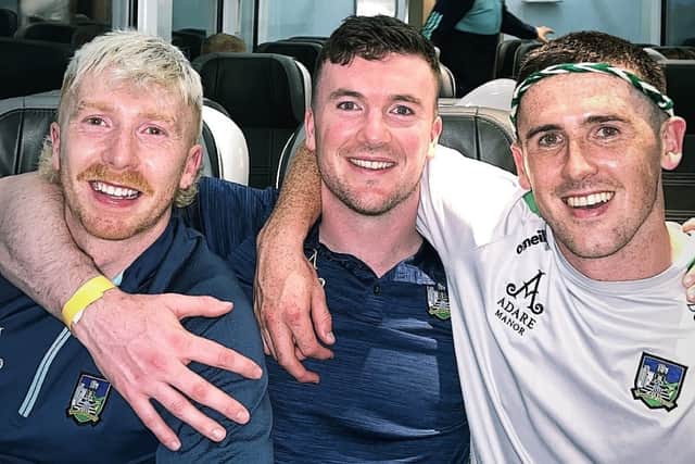 Cans were handed around on the train journey home, judging by some of the player's Instagram posts and all-around good craic was in full swing.
