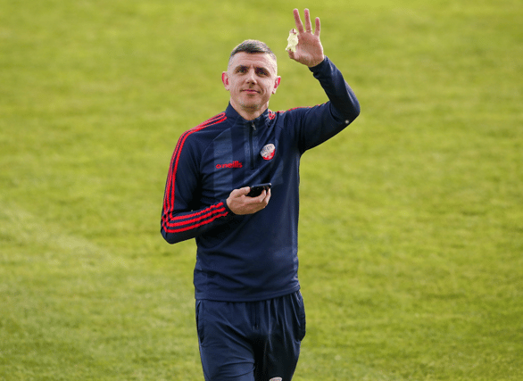 Enda Curran will be looking to keep up his excellent form for Treaty United when they welcome Waterford FC to the Markets Field. PICTURE: Sportsfile