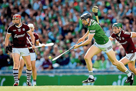 Limerick's Diarmaid Byrnes gets away from Brian Concannon, of Galway, during their All-Ireland senior hurling semi-final clash at Croke Park 12 months ago | PICTURE: Sportsfile
