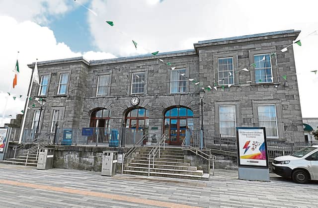 Cllr O'Donovan raised concerns over the parking of vehicles on the public plaza outside of Limerick bus and train station | PICTURE: ADRIAN BUTLER