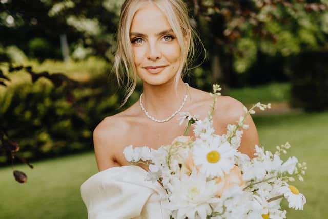The dress Joanna wore for the private ceremony was from Australian clothing brand, Khirzad Femme.