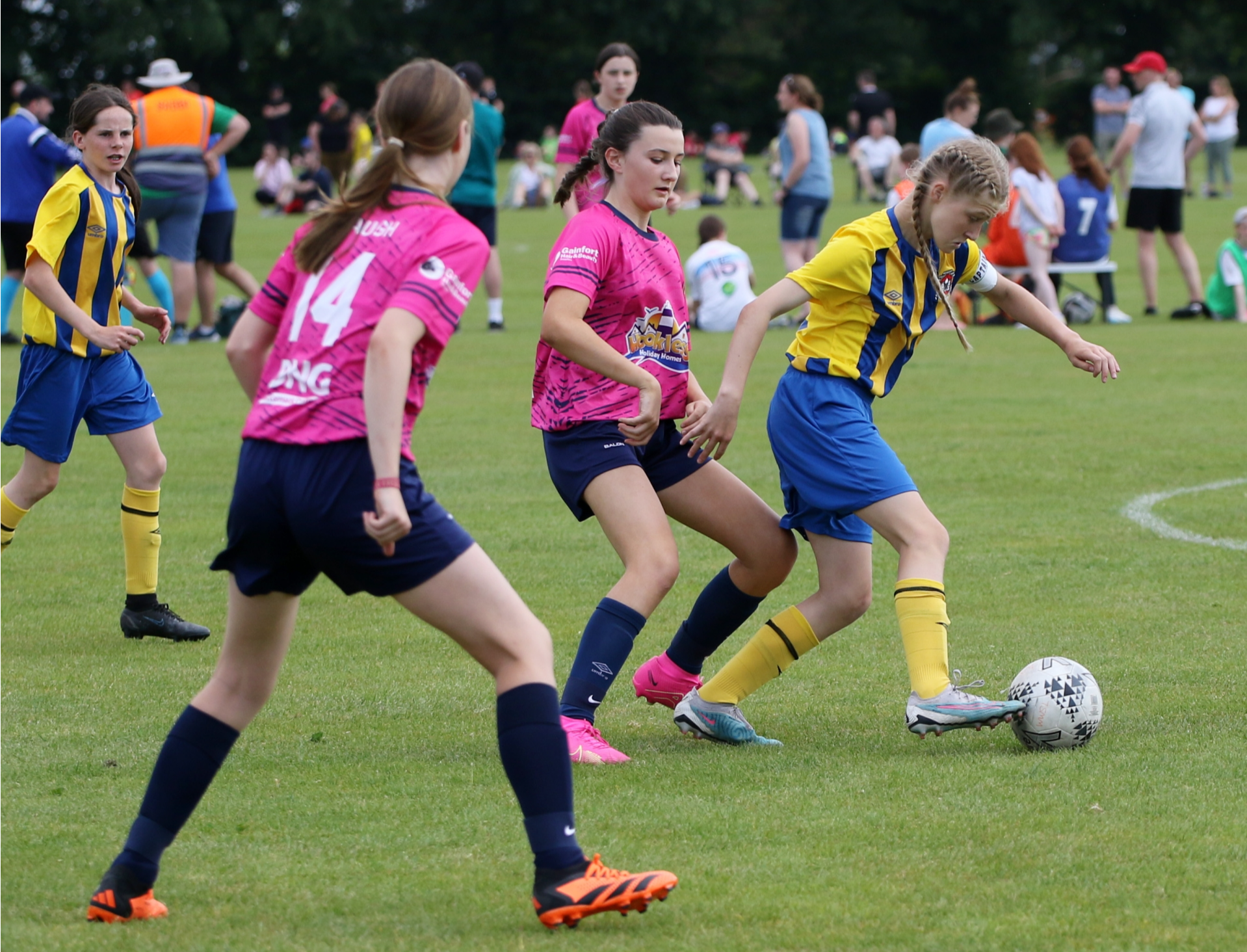 Limerick District's Madison McGuane shows a neat touch in their Gaynor Cup fixture with Wexford at UL this week | PICTURE: Brendan Gleeson
