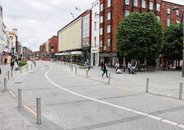 Works on the revitalisation of Limerick's main thoroughfare continue | PICTURE: ADRIAN BUTLER