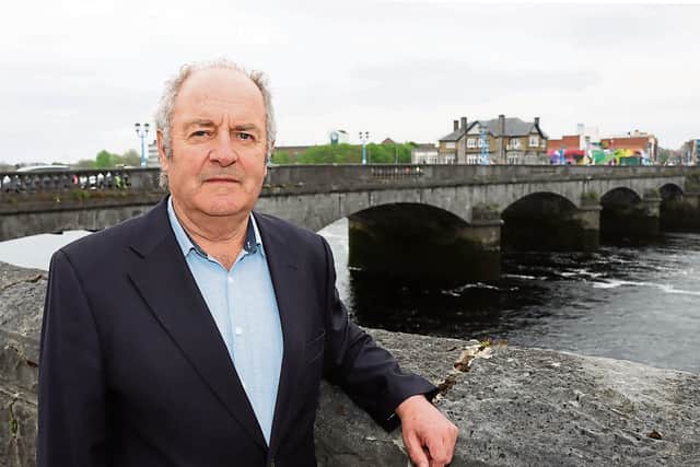 When John (pictured) and the crew of two others reached the gardai’s boat, the edifice of the ship broke apart and all aboard were thrown into the water.