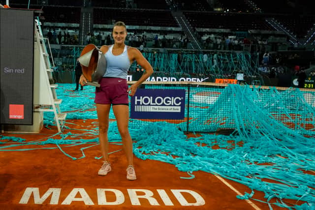 Sabalenka said: “I’m super happy. It was a great match, super tough battle. I’m just super happy right now with this title.
