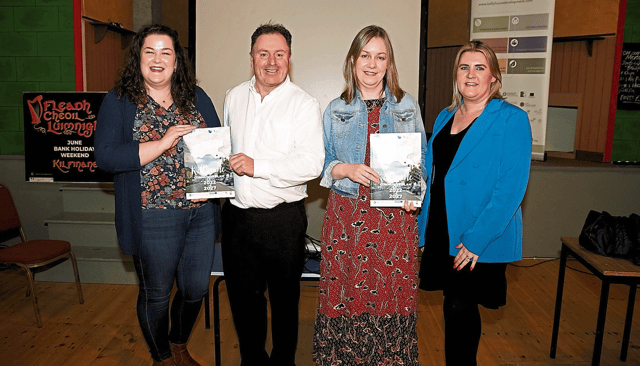 Hannah Kindregan, Tommy O’Sullivan, Ruth McAuliffe and Laura Moloney McCarthy at the launch of the new plan