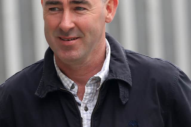 Mr Murphy (pictured below) in his deposition, described hearing a “bang”.