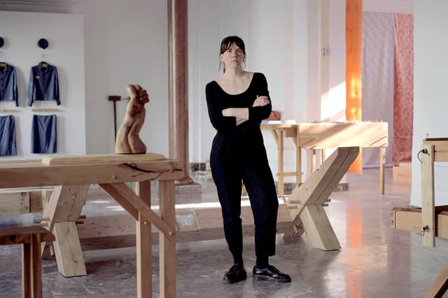 Visual artist, Olga Micińska | PICTURE: Olivier Delebecque.