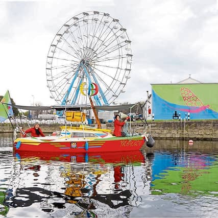 The Mayfly, an eco showboat, pictured in Limerick last year | PICTURE: Dermot Lynch