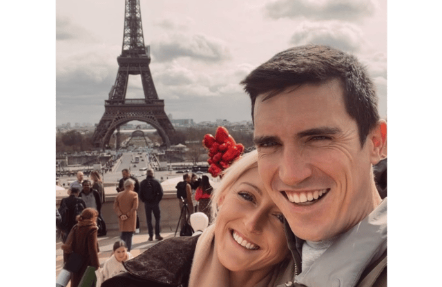 Sarah Lavin with the late Craig Breen in Paris I PICTURE: Instagram