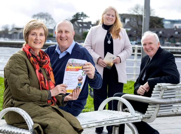 Lay Leaders Ann Mulcahy and James Connery with Rose O’Connor, Limerick Diocese and Bishop of Limerick Brendan Leahy | PICTURE: Arthur Ellis