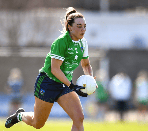 Cathy Mee got the Limerick goal in their loss to Antrim in the LIDL National League Division 4 semi-final