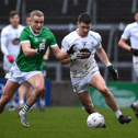 Limerick's Gordon Brown in action against Kildare's Jack Sargent in their Allianz Football League game last week. PICTURE: Sportsfile