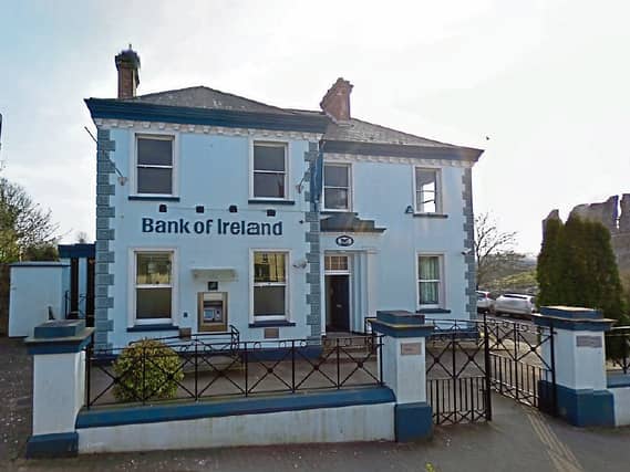 The former Bank of Ireland branch in Askeaton is one of two branches planned to rehome Ukrainians Picture: Google Maps