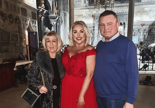 Mr O'Brien pictured with his wife Rose and daughter Sinead | PICTURE: SineadCurvyStyle/Instagram