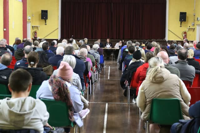 The large attendance at Thursday's public meeting in Askeaton | PICTURES: Brendan Gleeson