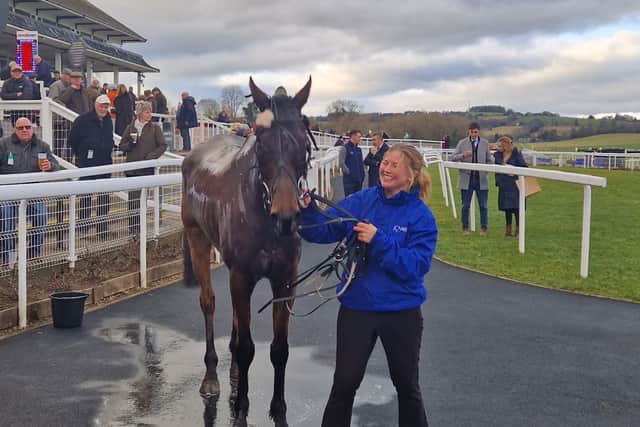 “I’m not sure what’s next for him, but the Midlands National might suit him, maybe. He wants softer ground than this, but it will always be safe at that meeting.”