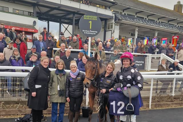 Owner Melinda Wilson, wife of the late Cheltenham Gold Cup-winning jockey Jim Wilson, said: “It was not really expected. You hope, but he’s never, ever made the running before.