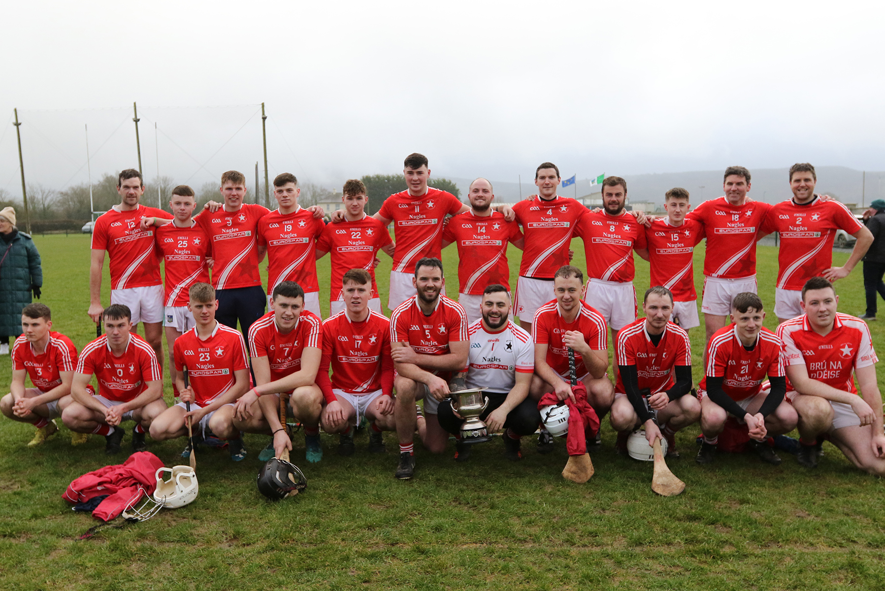 The Bruff team that won the Munster Junior B Hurling title in Killeedy. Picture: Brendan Gleeson