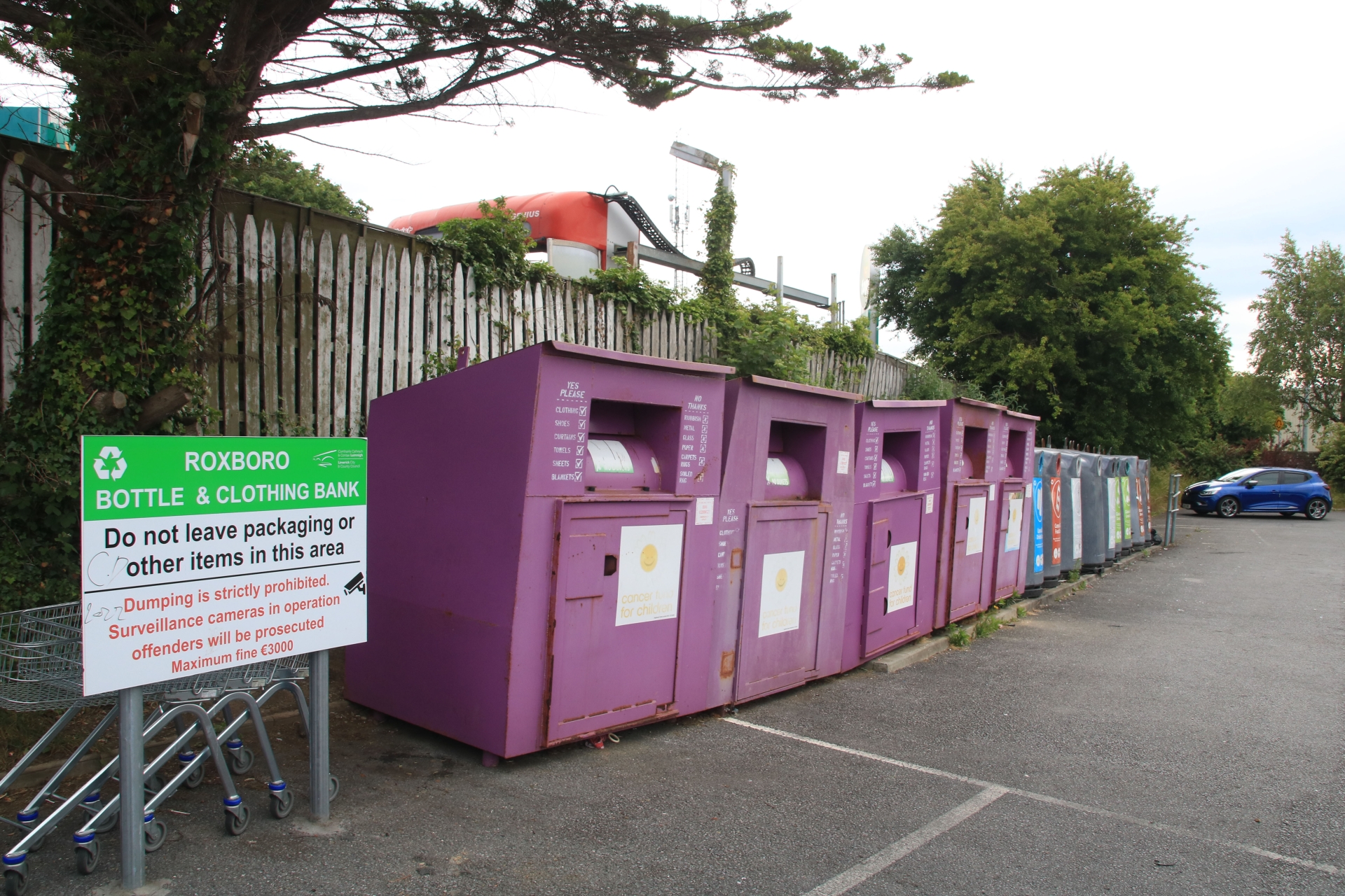 The recycling area at Roxboro Shopping Centre continues to be a major problem for illegal dumping | FILE PHOTO